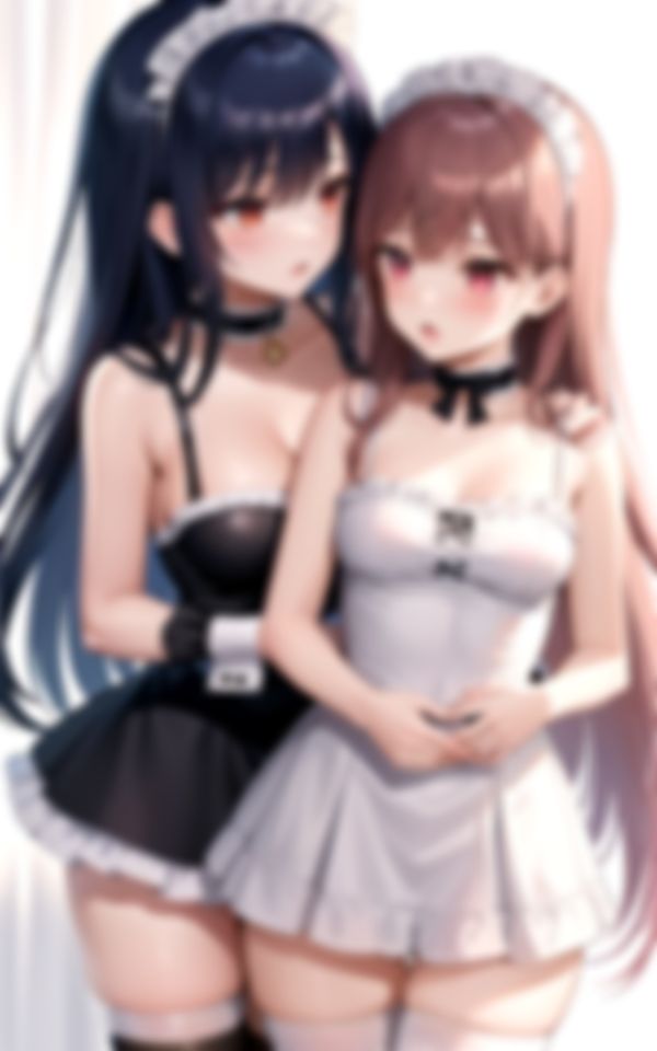 エロすぎるメイド達のレズ性行のサンプル画像 6