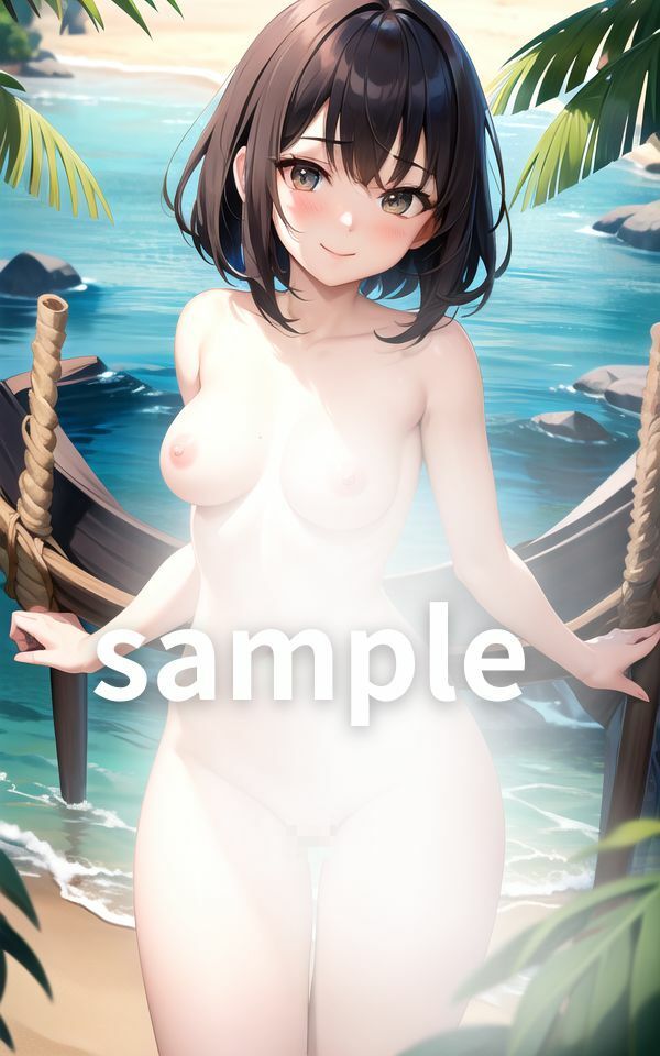 サンプル画像4:ヌーディストビーチの大胆なお姉さん2(AIuk) [d_401994]