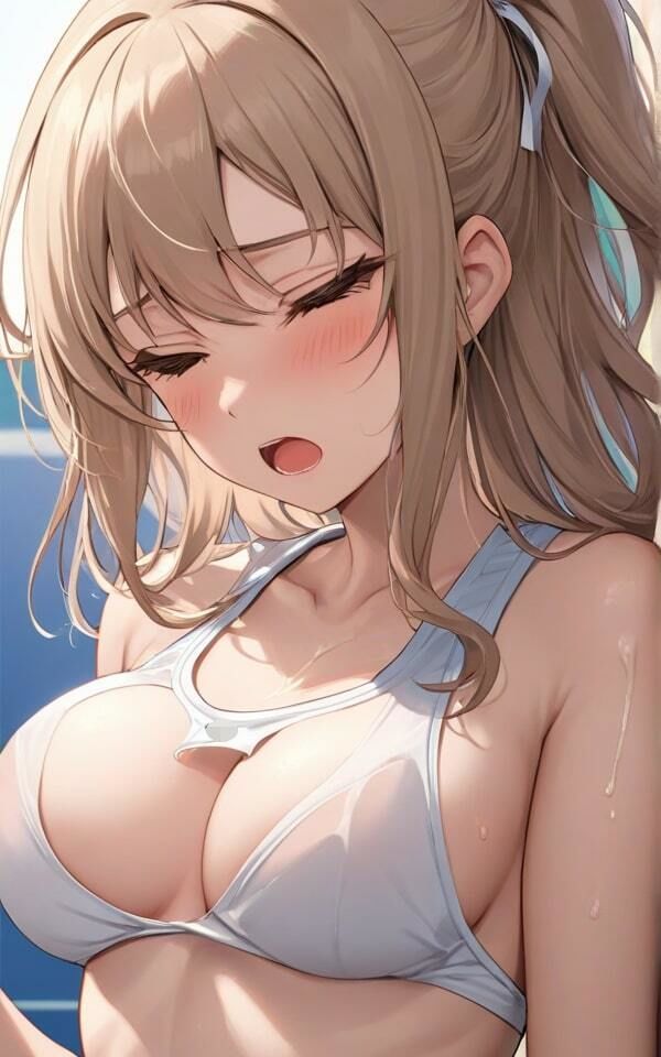 サンプル画像6:美女テニスプレーヤーの谷間！(火の小鳥) [d_402014]