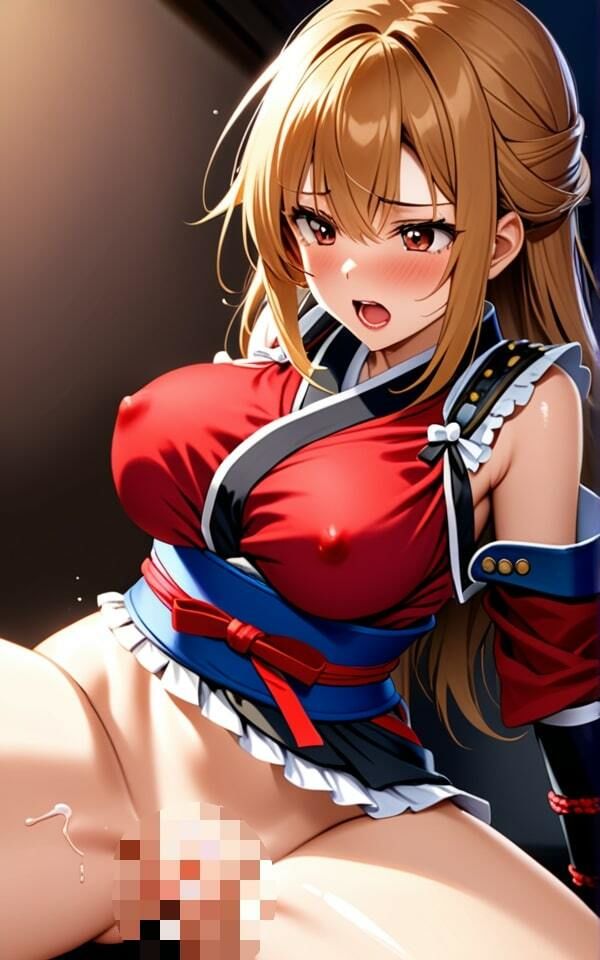 サンプル画像1:美人侍の強すぎる性欲 全部出さないと切り捨てるよ！(青空と青春) [d_402021]