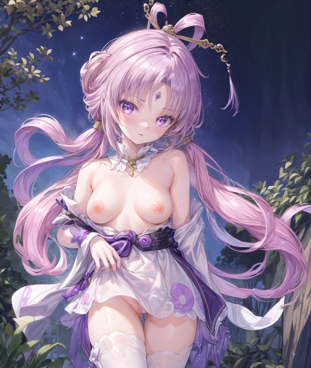 サンプル画像2:美少女たちのひととき・符玄（ふげ〇）（崩壊スターレイル）(Aark) [d_402046]