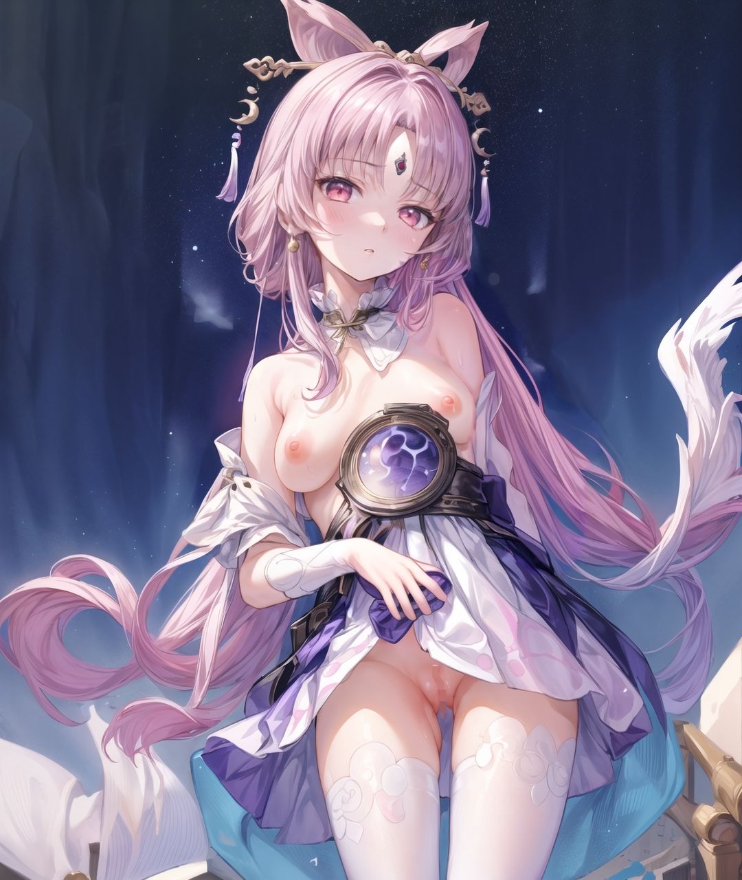 サンプル画像4:美少女たちのひととき・符玄（ふげ〇）（崩壊スターレイル）(Aark) [d_402046]