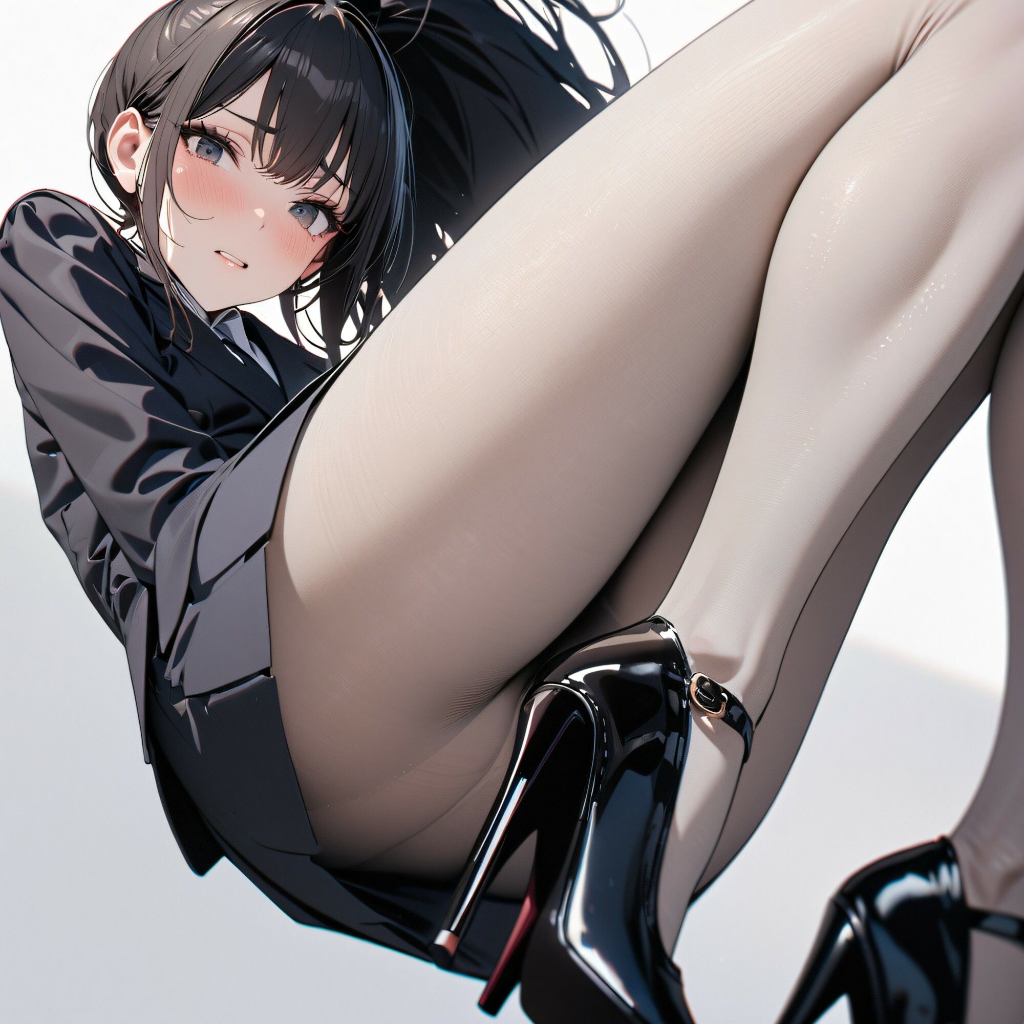 サンプル画像5:働くお姉さんのパンスト(電脳戯画) [d_402061]