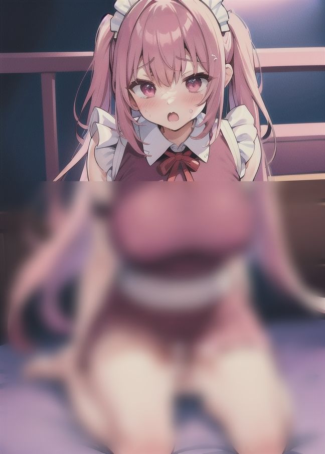 サンプル画像2:どエロメイドさん「えっちなこともお仕事です」(森のくまさん) [d_402077]