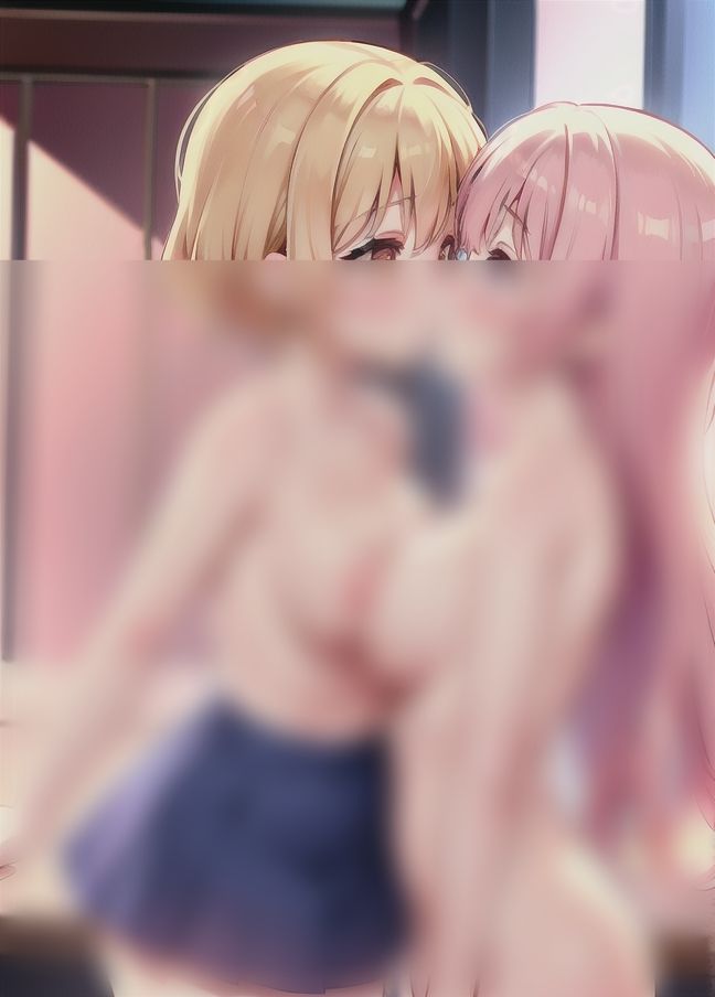 サンプル画像6:初レズセ「初エッチで初レズSEX..。」「唇やわらかい…」(高級シャンパンが飲みたい) [d_402091]