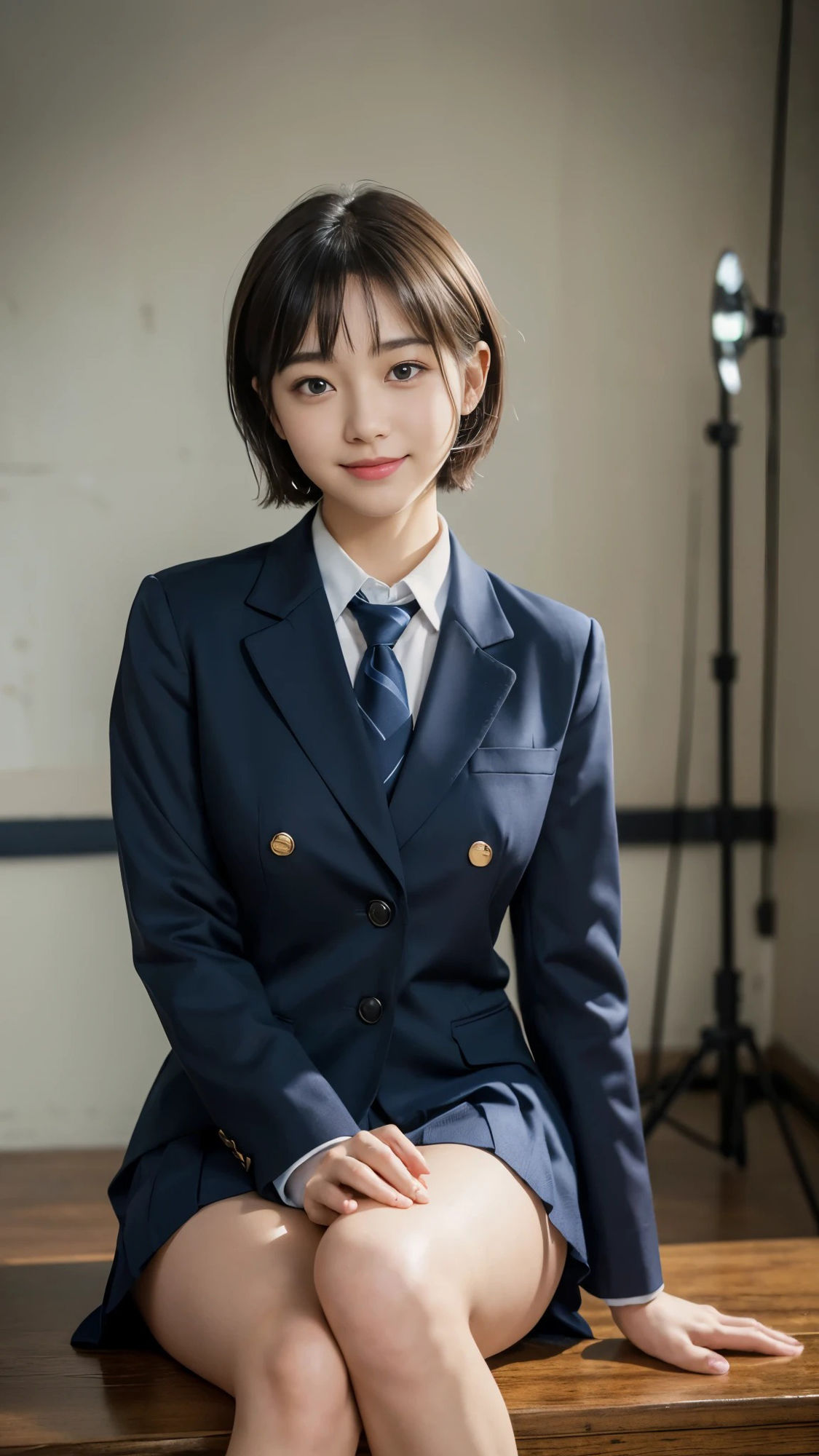 サンプル画像3:スケスケカメラで座る女子校生を撮影した結果(AI GAL 24) [d_402187]