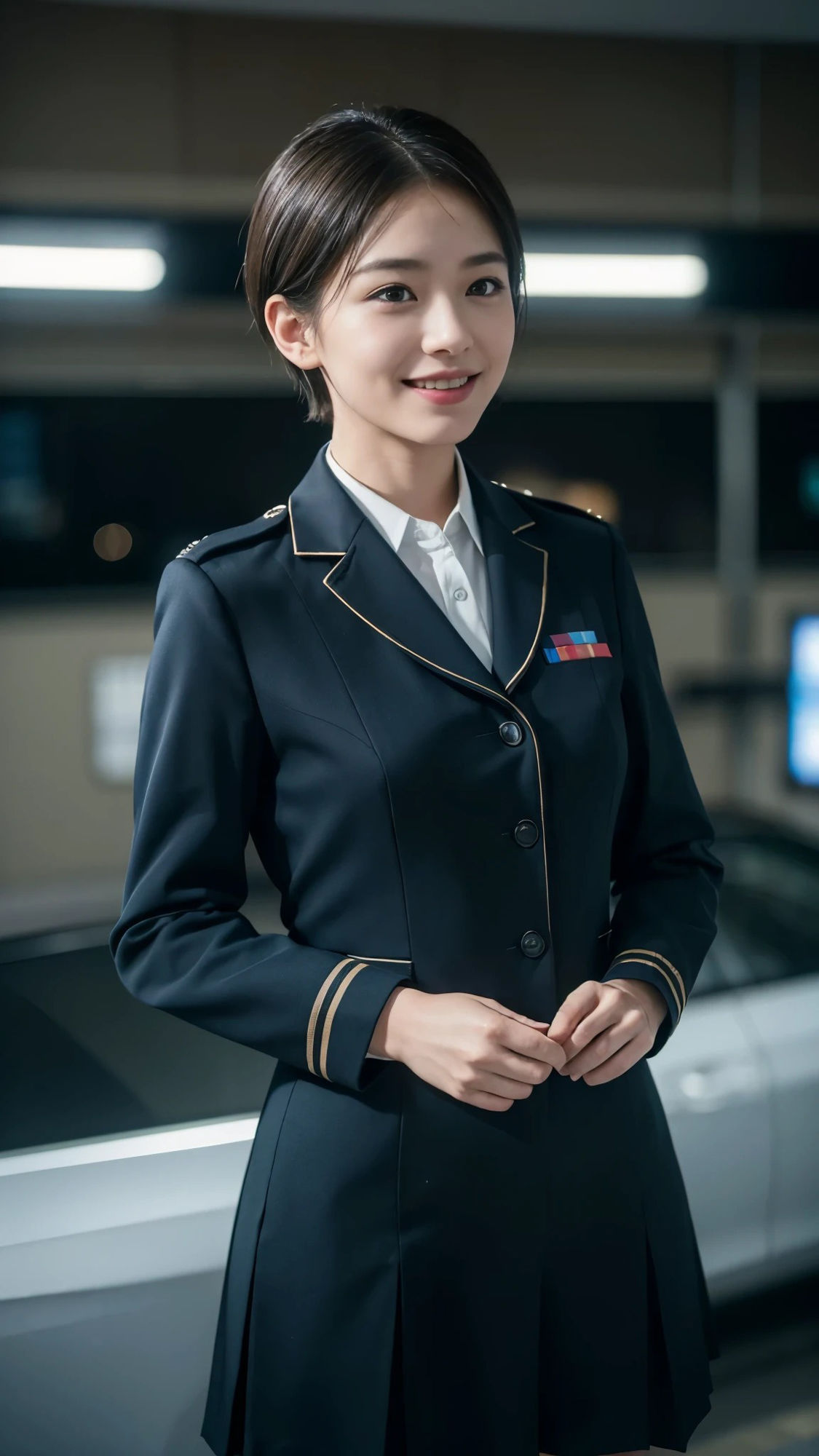 サンプル画像4:スケスケカメラで美人なキャビンアテンダント（CA）を撮影した結果(AI GAL 24) [d_402192]