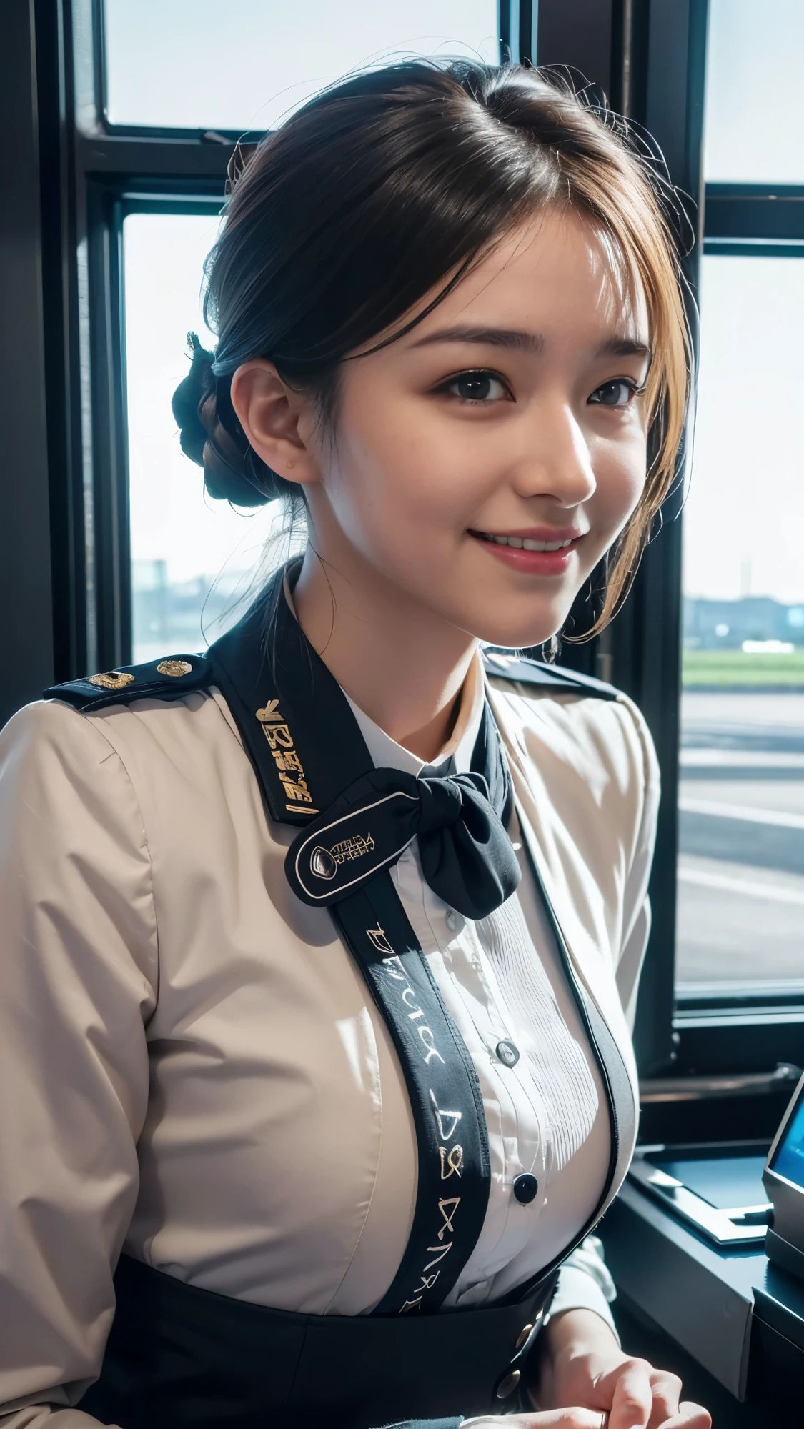 【51枚】美人なキャビンアテンダント（CA）の日常とフルヌードの写真画像集【AI】のサンプル画像 6