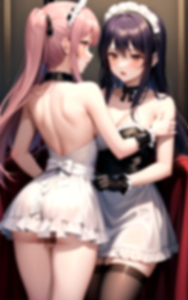 サンプル画像2:レズメイドの駆け落ち(ネオン夢想家たち) [d_402217]