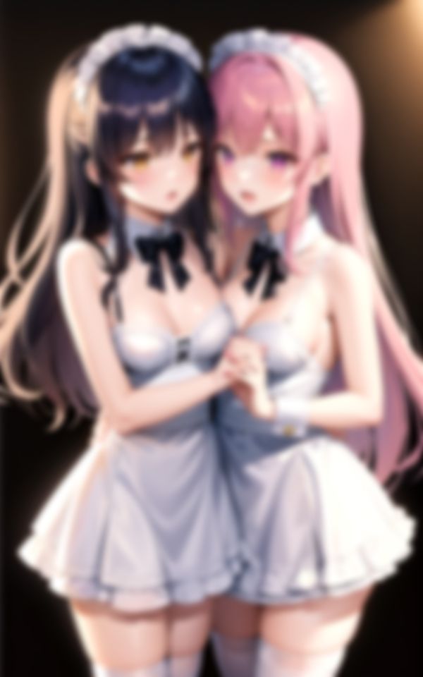 サンプル画像3:レズメイドの駆け落ち(ネオン夢想家たち) [d_402217]