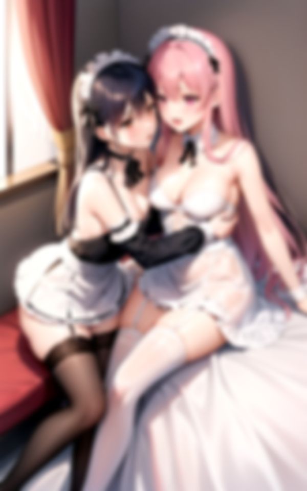 サンプル画像6:レズメイドの駆け落ち(ネオン夢想家たち) [d_402217]