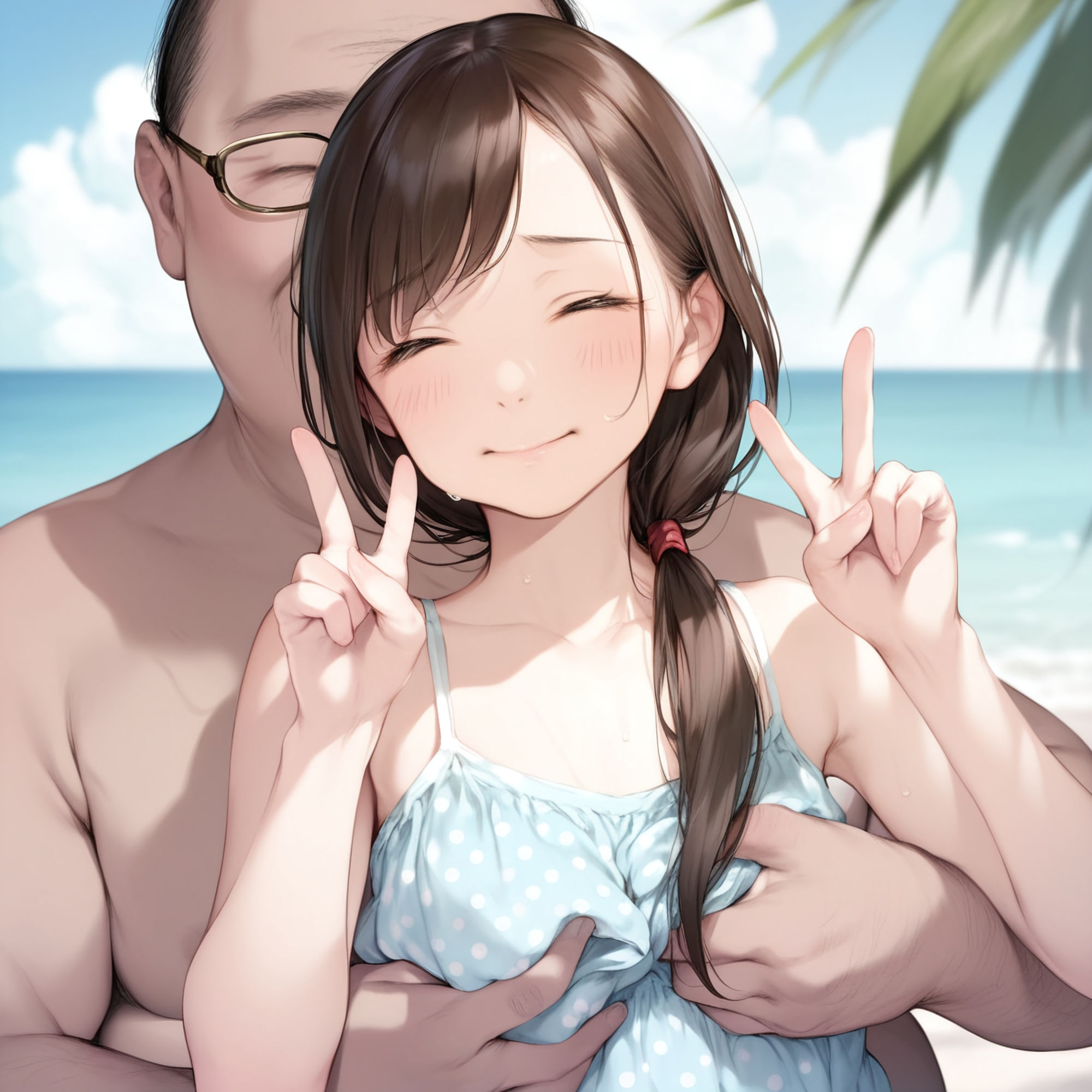 サンプル画像2:セクハラビーチへようこそ！2(ジャングルジム) [d_402232]