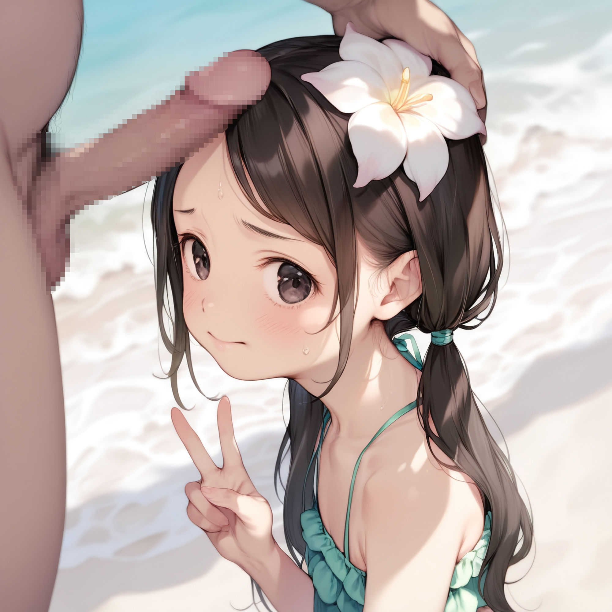 サンプル画像3:セクハラビーチへようこそ！2(ジャングルジム) [d_402232]