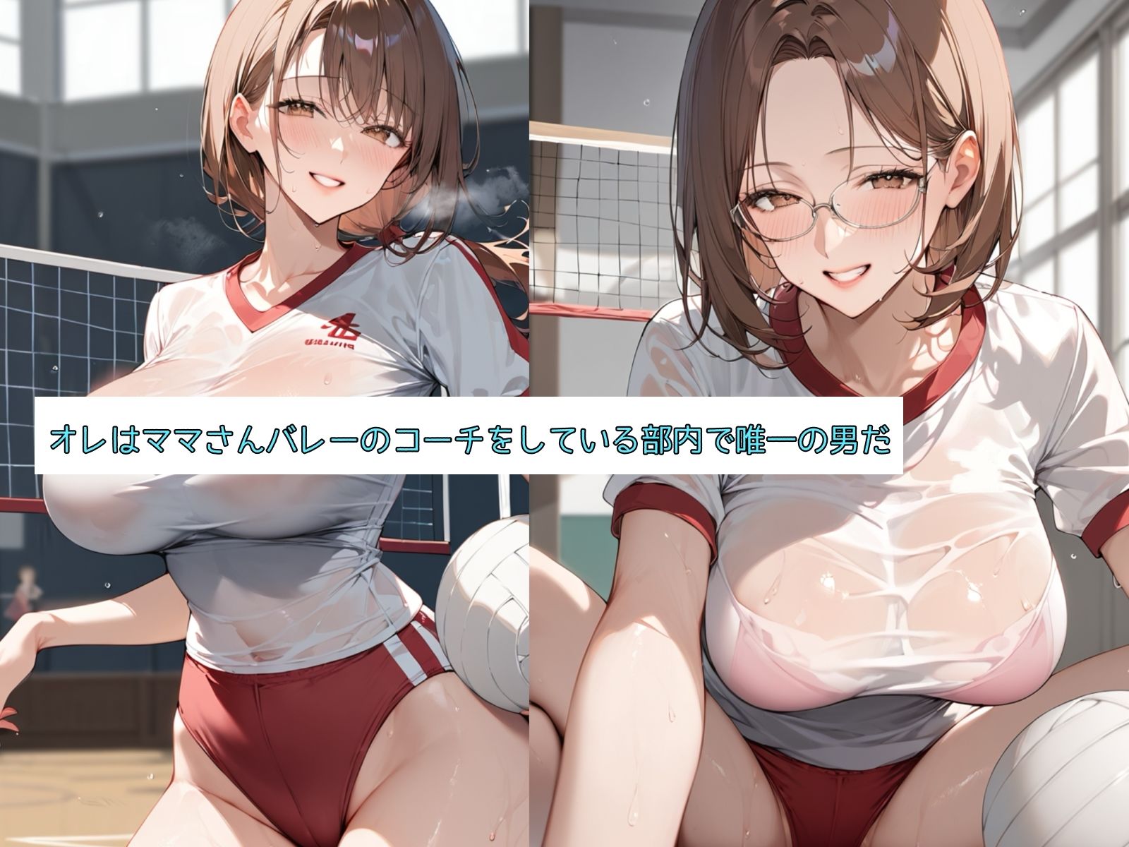 サンプル画像1:ママさんバレーハーレム絶頂編(bbの部屋) [d_402242]