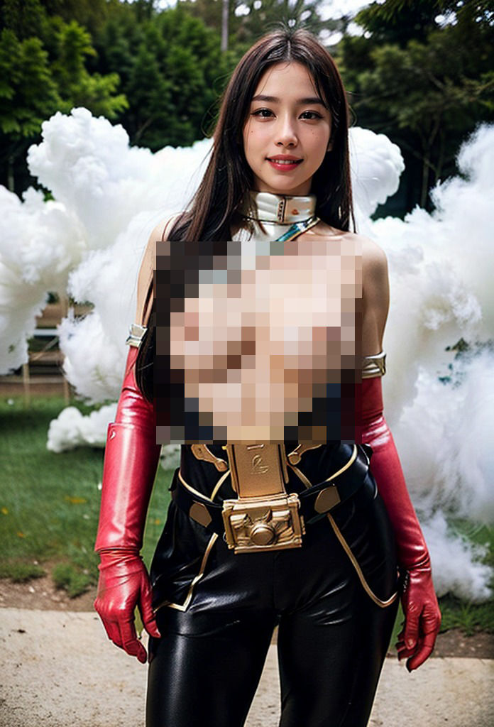 サンプル画像1:コスプレ天国〜ヒーローショー 編 vol.2(ヒロイン危機一髪！) [d_402281]