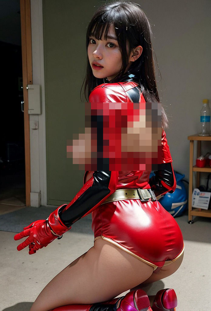 サンプル画像3:コスプレ天国〜ヒーローショー 編 vol.2(ヒロイン危機一髪！) [d_402281]