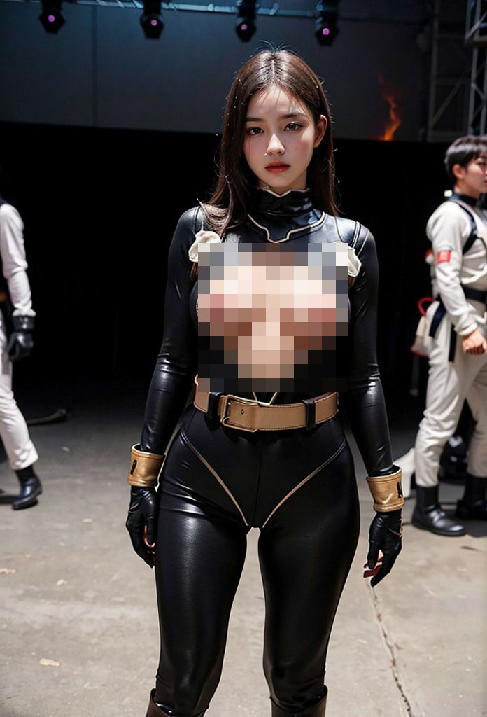 サンプル画像5:コスプレ天国〜ヒーローショー 編 vol.2(ヒロイン危機一髪！) [d_402281]