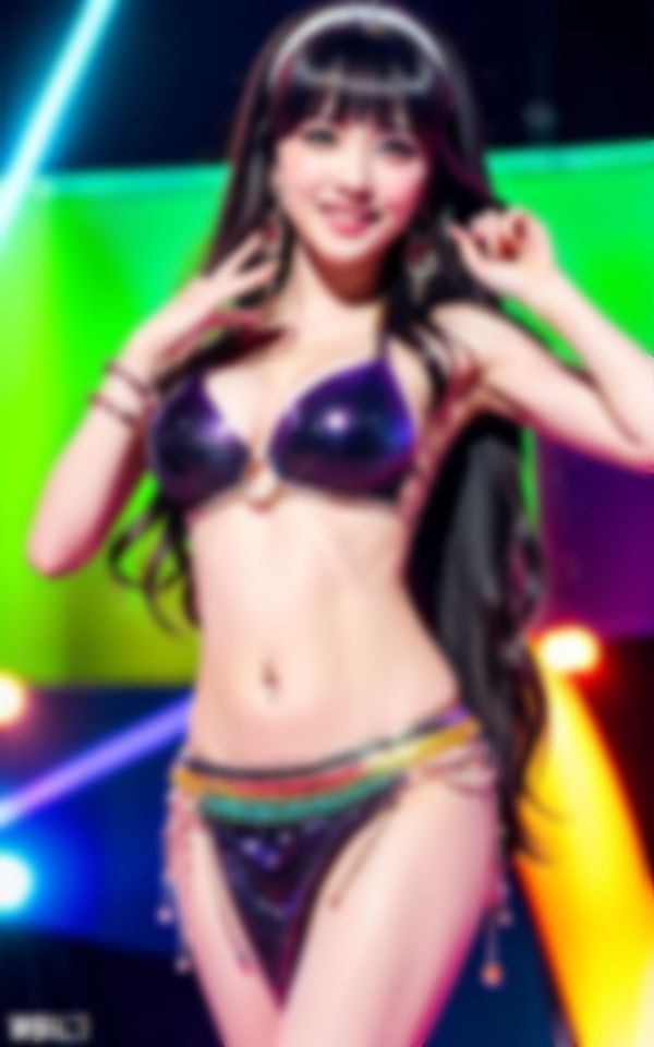 サンプル画像6:きわどい衣装で誘惑するエロすぎダンサー写真集98枚(おやすみバニー) [d_402319]