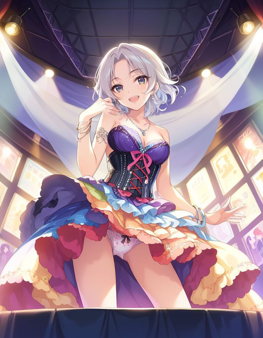 サンプル画像1:アイドルストリッパーの矜持！！ ドレスとパンティーは、脱がさないで・・・(たまごサンド) [d_402378]