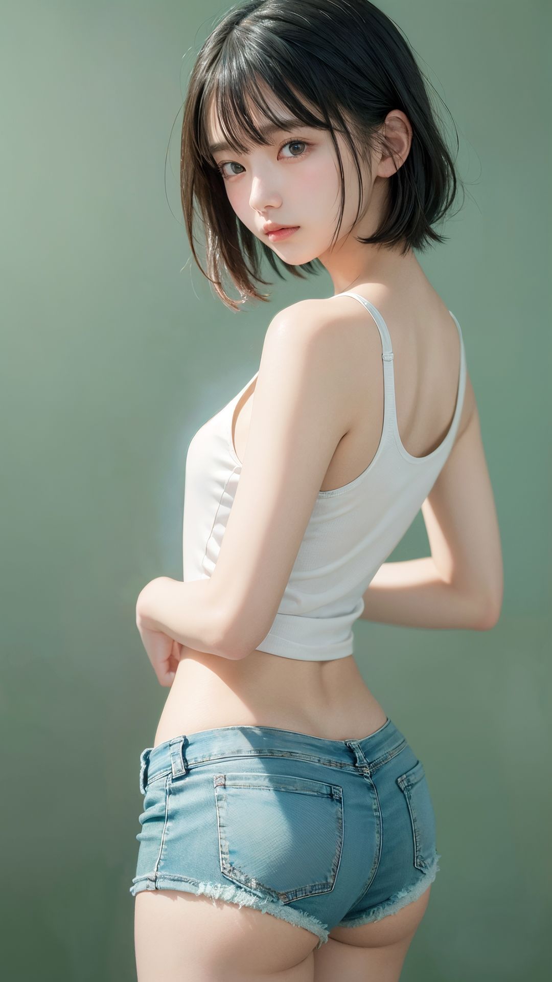 サンプル画像1:cacolog 0306 タンクトップ(niur) [d_402463]