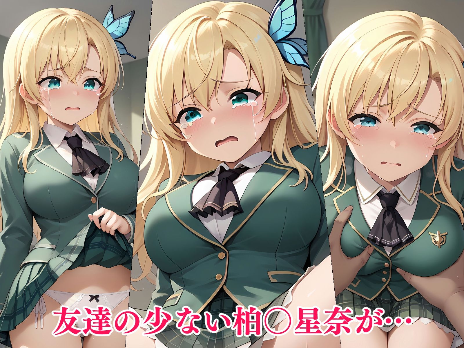 サンプル画像1:脅され泣きじゃくり柏〇星奈(ギジミン) [d_402515]