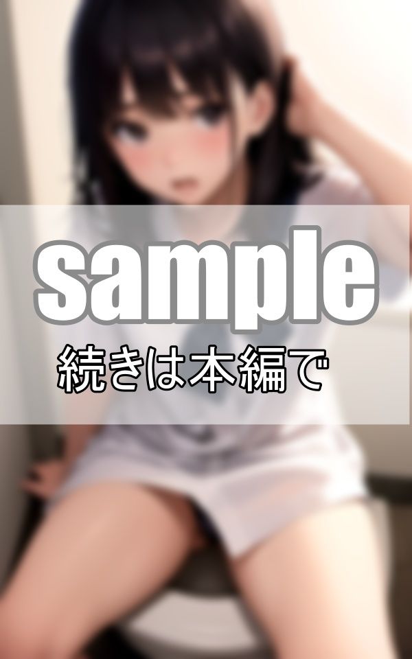 サンプル画像4:ちょっと！お兄ちゃん！ 妹のトイレを覗いちゃった！(むーにむに出版) [d_402518]