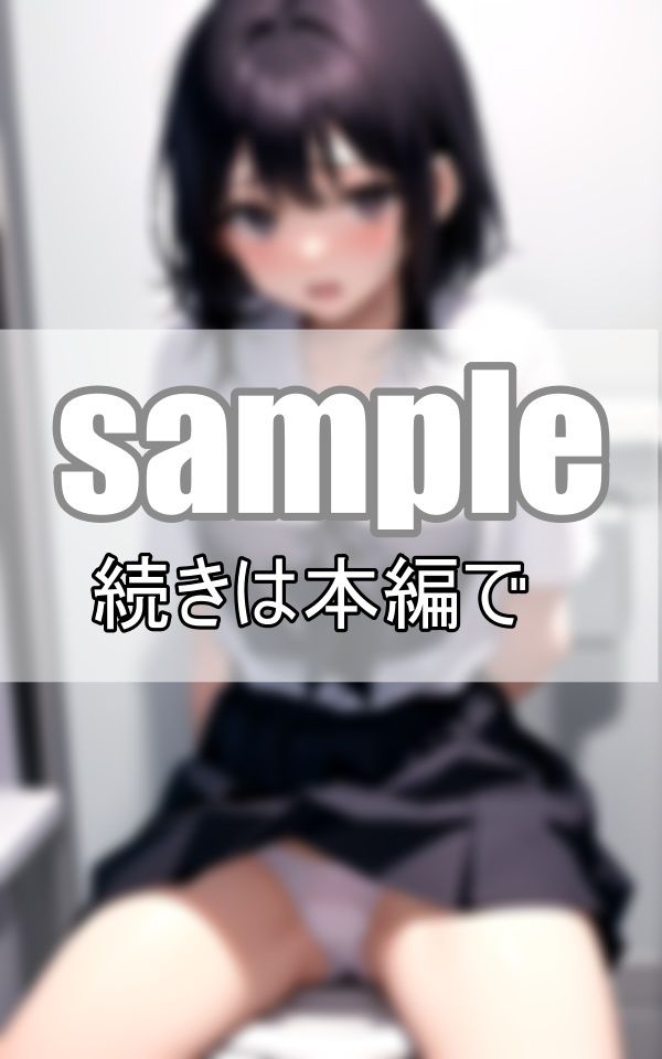 サンプル画像5:ちょっと！お兄ちゃん！ 妹のトイレを覗いちゃった！(むーにむに出版) [d_402518]