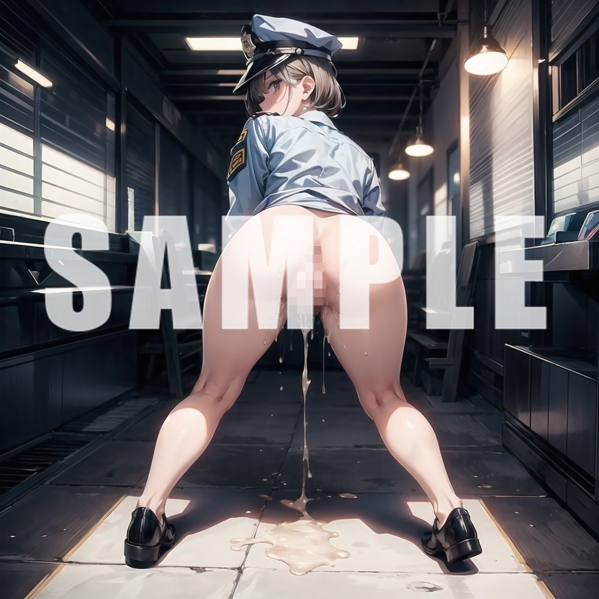 サンプル画像3:婦警さんたちのびしょびしょオナニー(ダンジョンWalker) [d_402595]