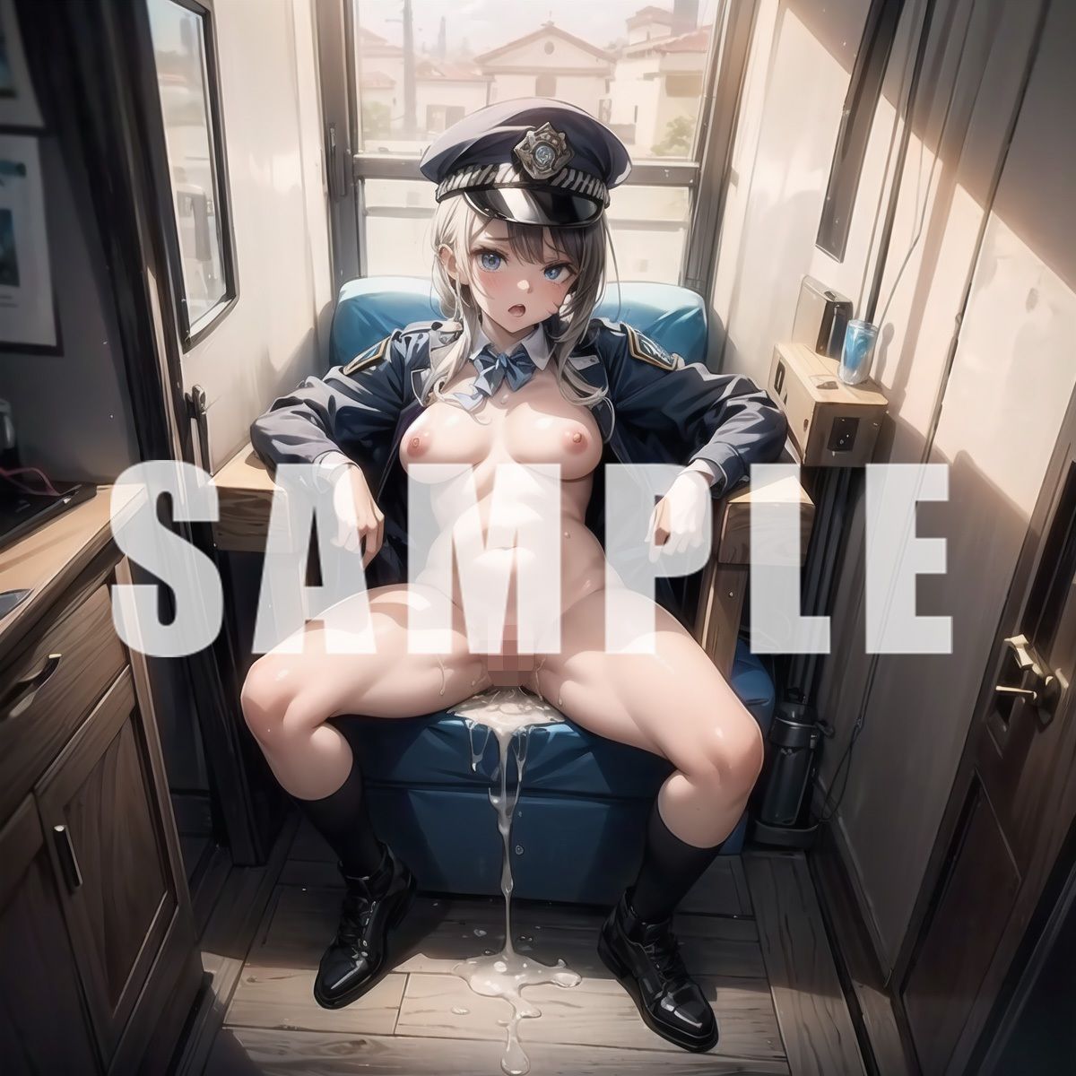 サンプル画像6:婦警さんたちのびしょびしょオナニー(ダンジョンWalker) [d_402595]