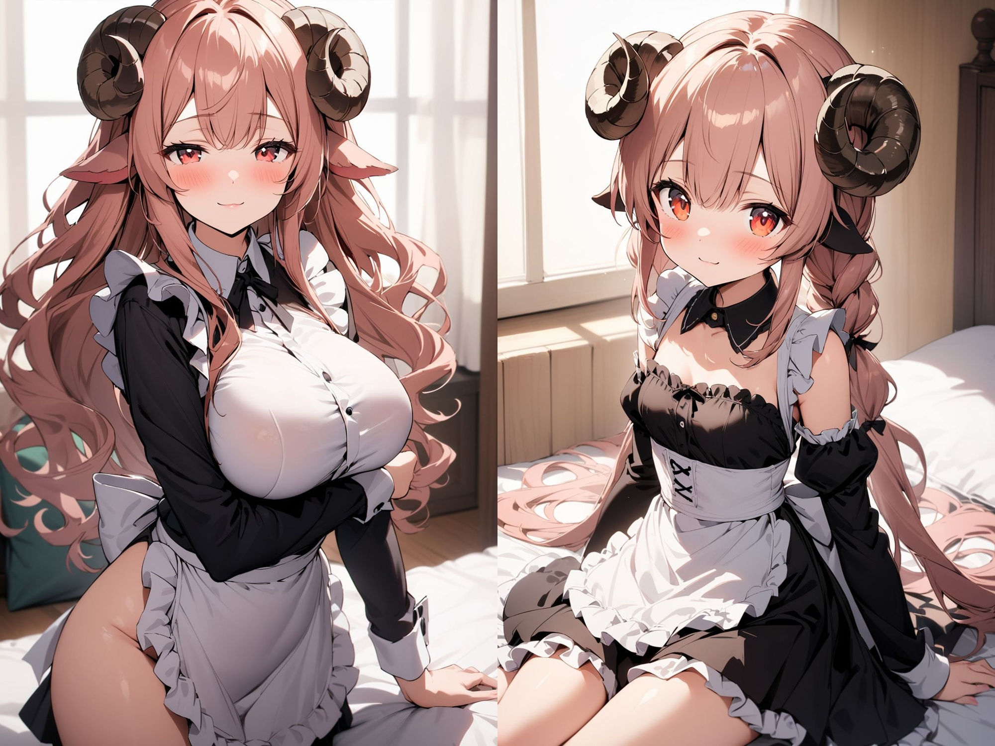 サンプル画像1:異世界転生:羊族の親子に極上奉仕してもらえる！？疲れた体をご奉仕SEXで癒してもらう件(聖水の彼方) [d_402602]