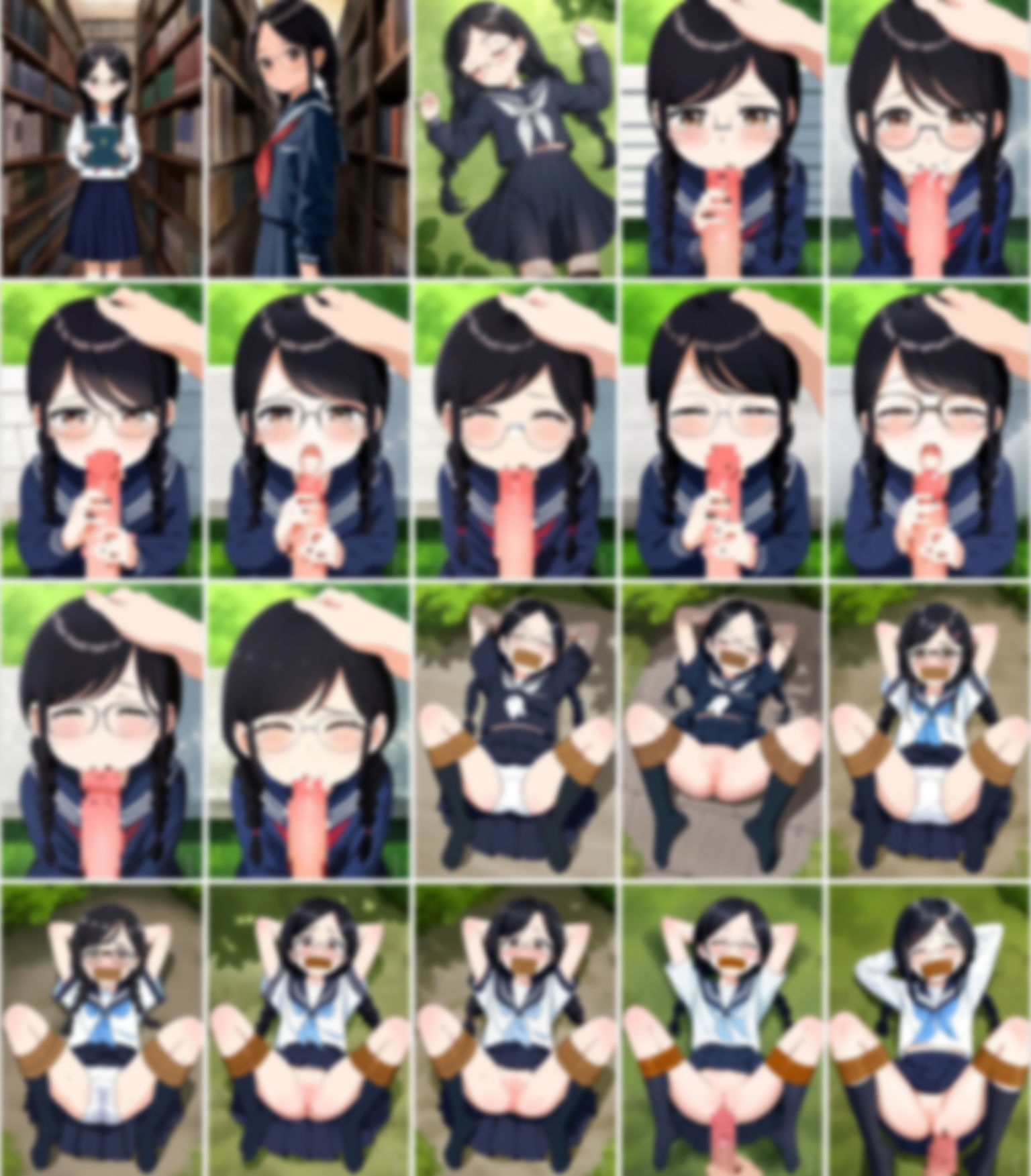 サンプル画像5:ガムテ拘束地味子(なべゆき屋) [d_402662]