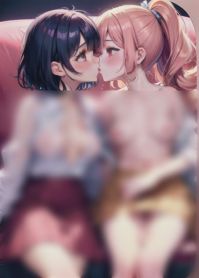 サンプル画像2:レズの性欲事情「部室で先輩とエッチ」(寝る前にえっちなことしよ？) [d_402669]