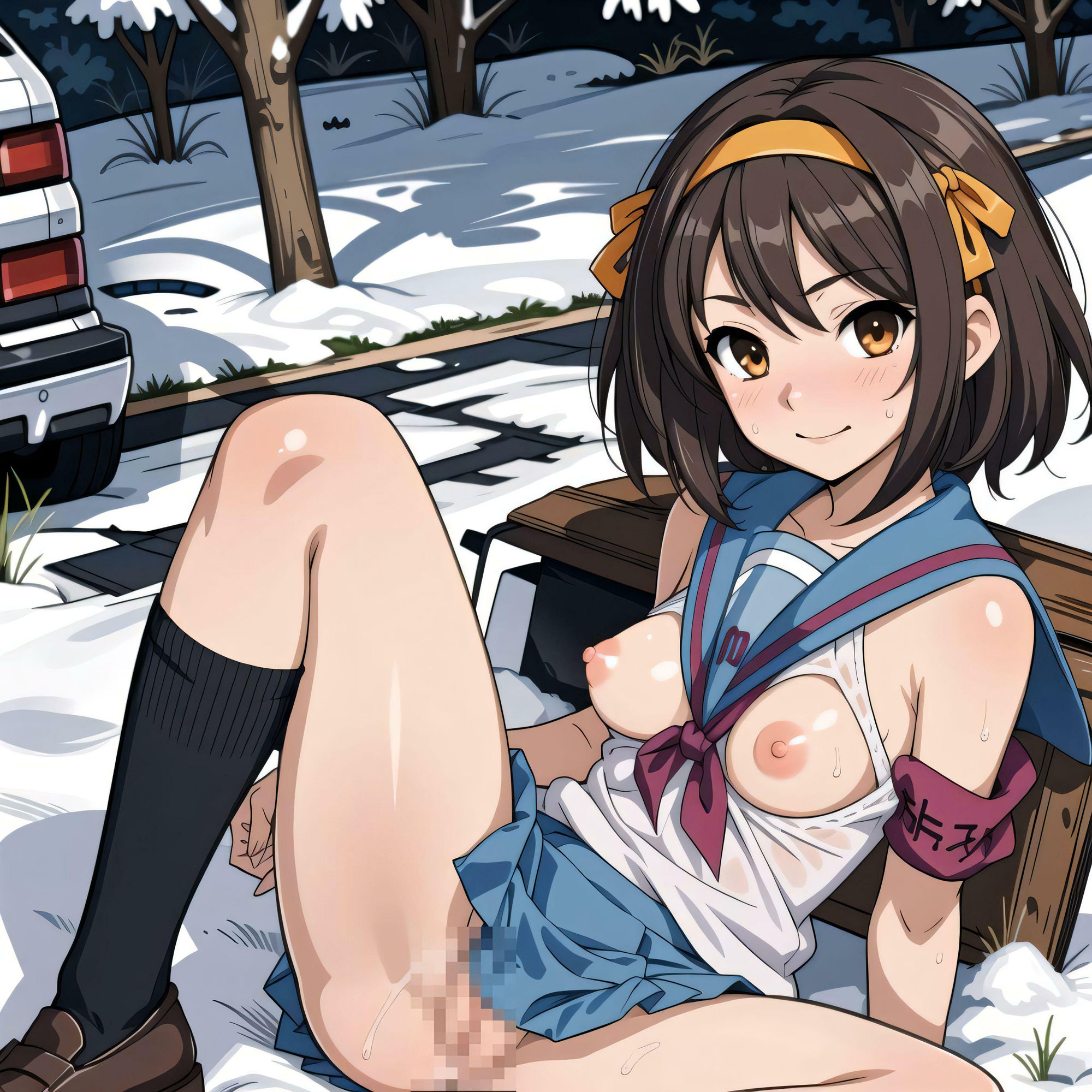 サンプル画像2:涼宮ハ〇ヒの堕落(ふわりんぼし) [d_402670]