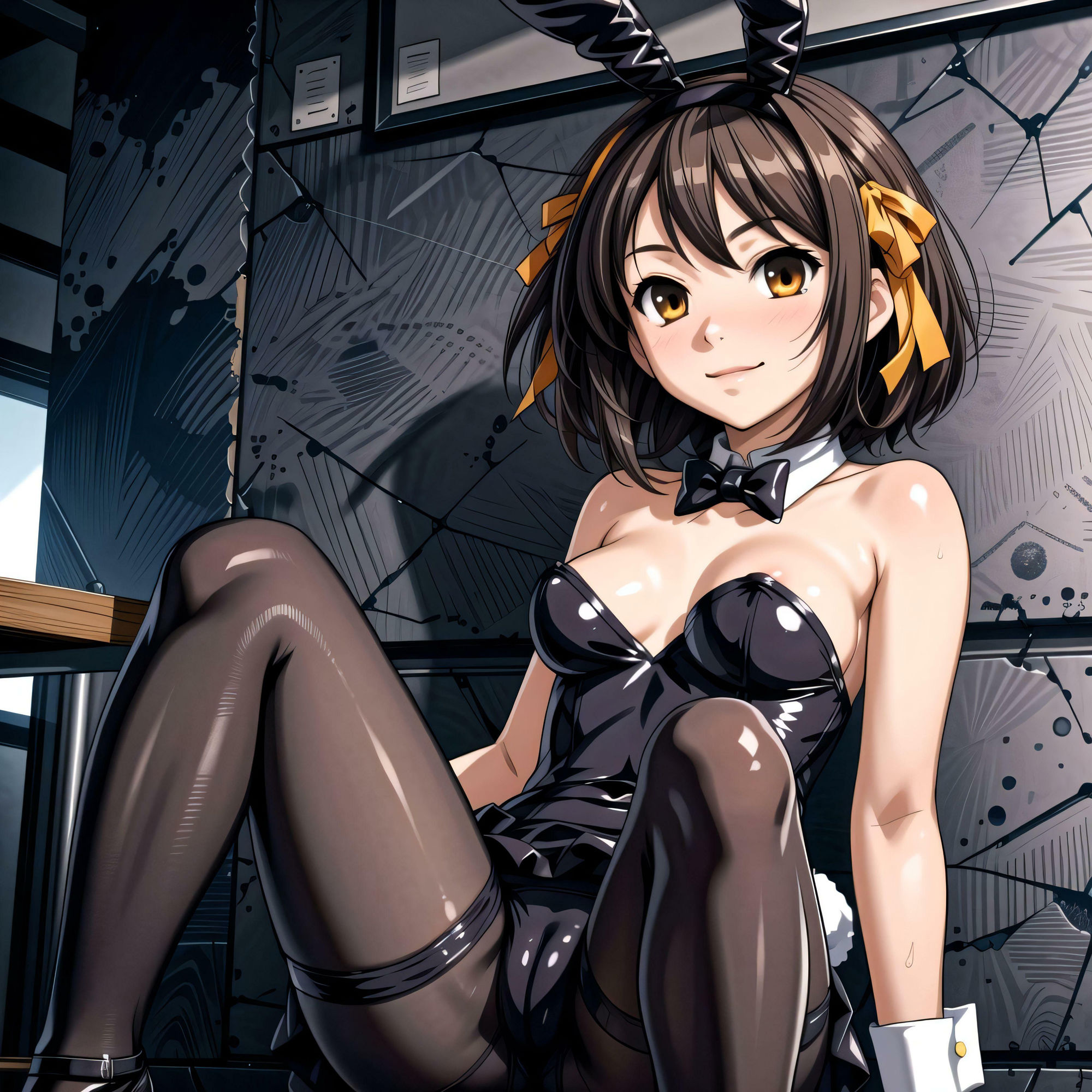 サンプル画像3:涼宮ハ〇ヒの堕落(ふわりんぼし) [d_402670]