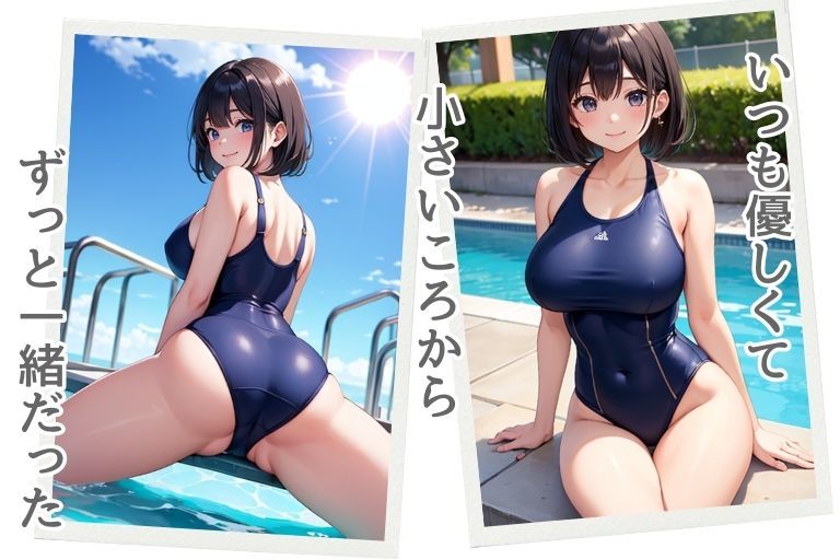 サンプル画像4:巨乳の幼なじみとバブバブセックスの練習(AIバブみ) [d_402713]