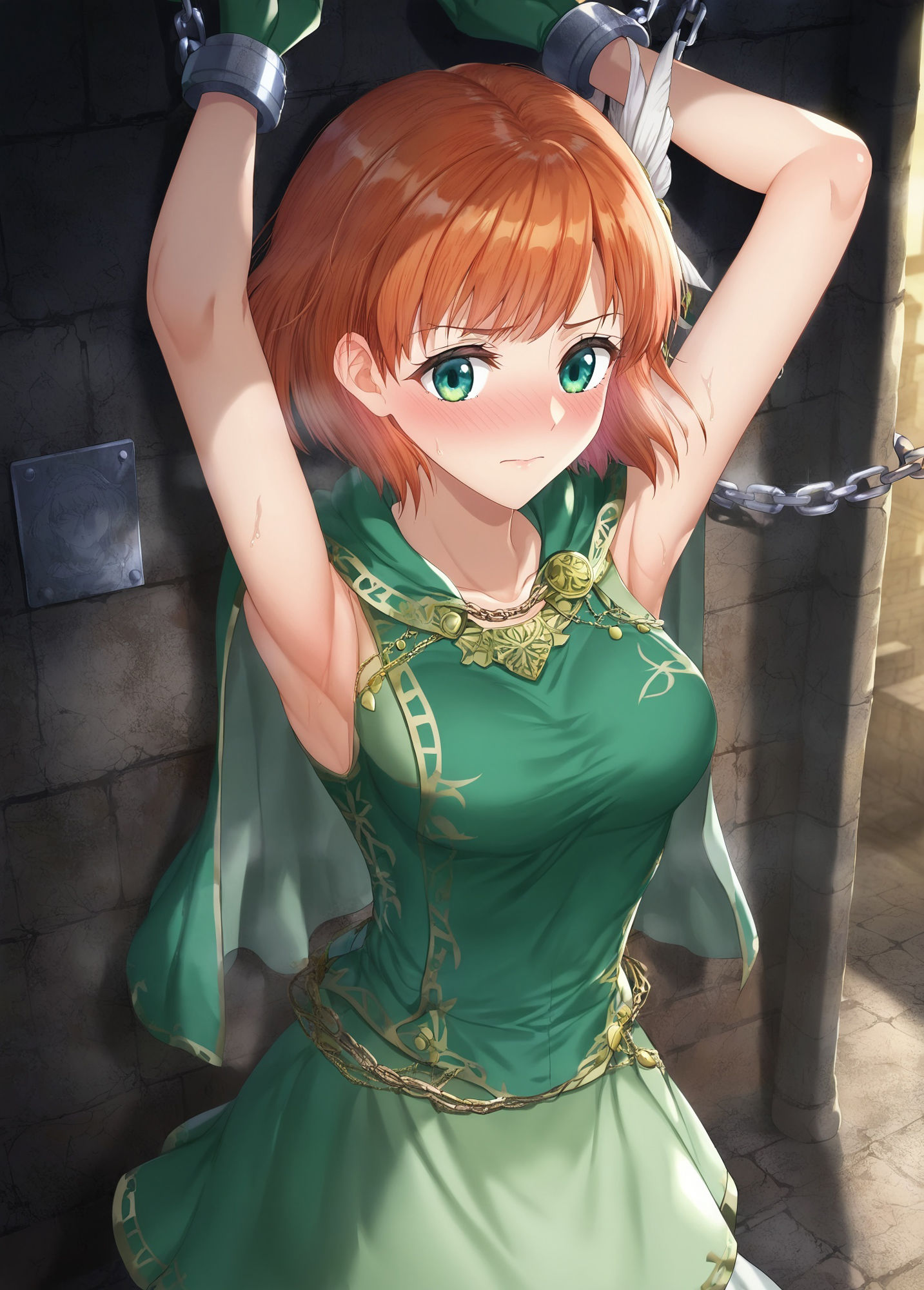 サンプル画像1:辱められたヒロイン達 vol.1(絵心あいのAI生成アトリエ) [d_402733]