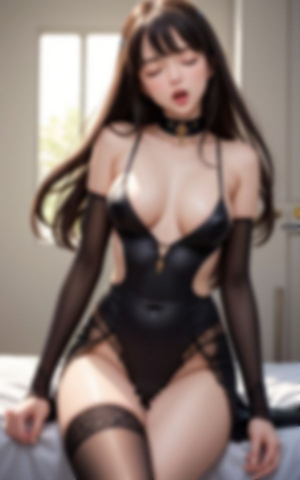 サンプル画像6:発情して悶えるエロエロ下着の爆乳お姉さん裏写真集94枚(AIみかん) [d_402737]