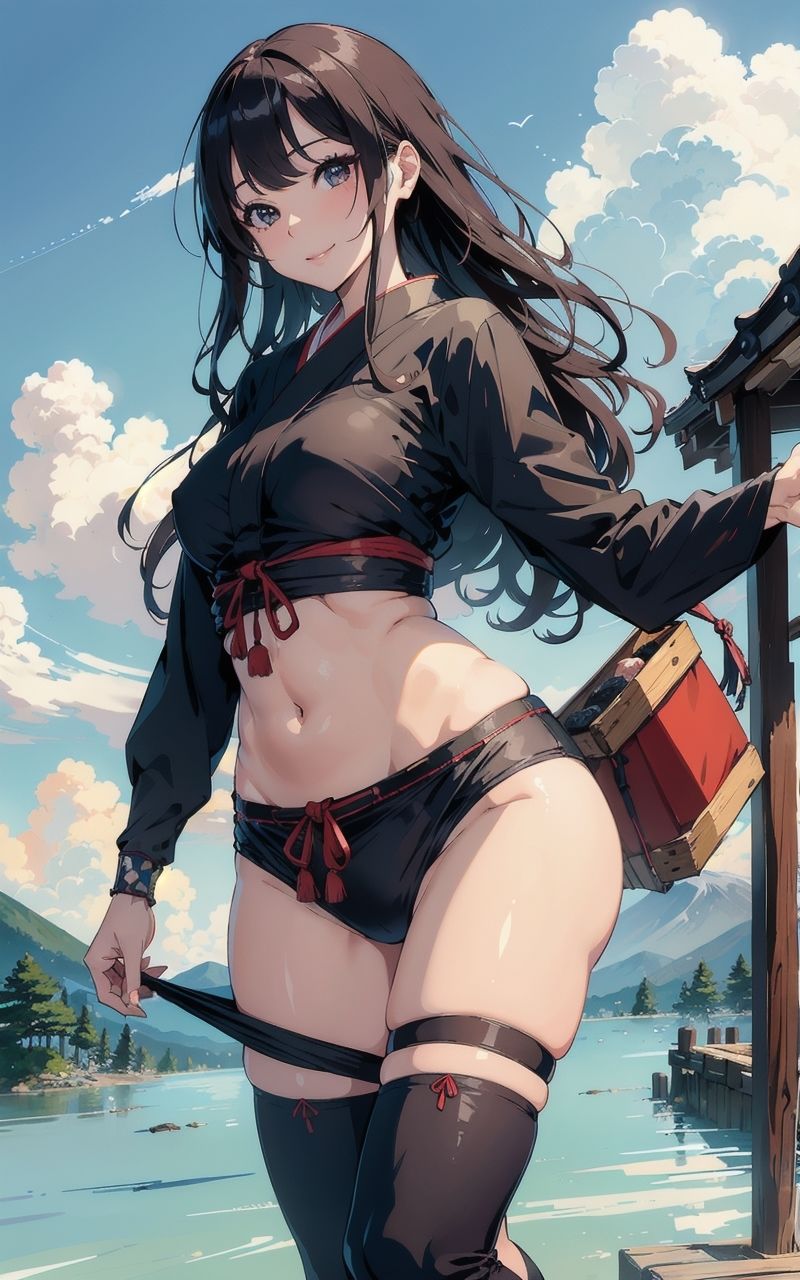 サンプル画像4:和服美女とのひととき 【S級 AI美女イラスト集】(AI picture factory) [d_402756]