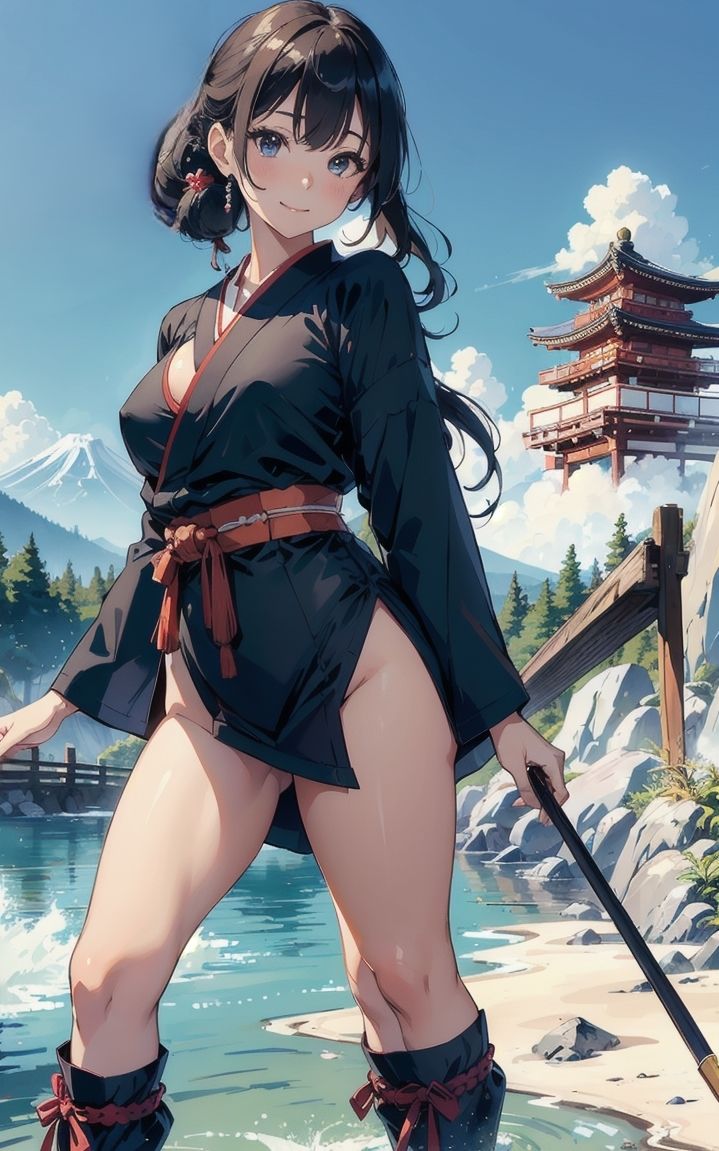 サンプル画像6:和服美女とのひととき 【S級 AI美女イラスト集】(AI picture factory) [d_402756]