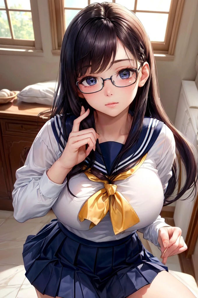 サンプル画像2:えちちな妹 No.4 メガネっ子J●編(Cute☆Candy☆Crew) [d_402818]