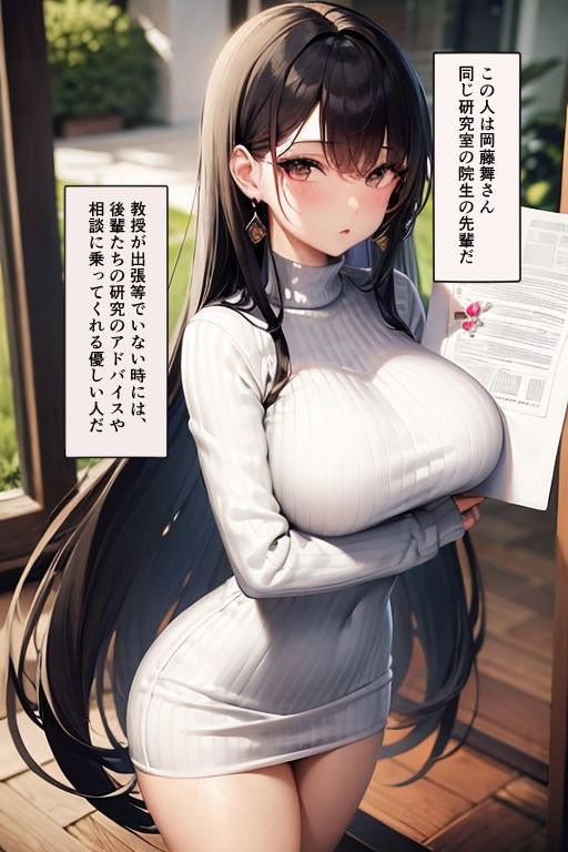 サンプル画像1:巨乳で可愛くて才色兼備な研究室の院生の先輩にお持ち帰りされちゃった僕(ヨルの一味) [d_402878]