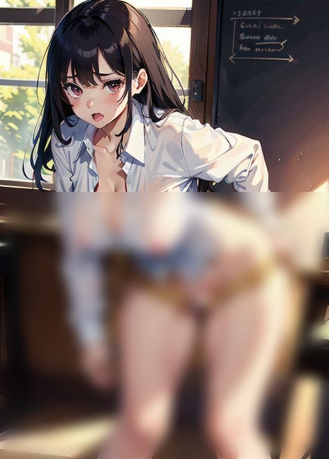 バックセックス「学校1の美女を後ろからガン突き！」の画像7