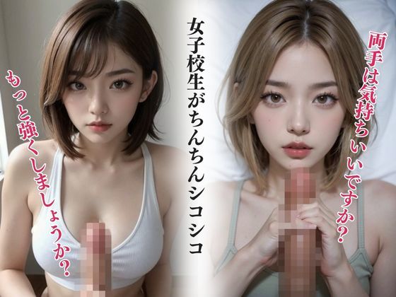 サンプル画像6:イクとこい〜っぱい見せて JKギャルが手コキで全力シコシコ(JKギャル出版) [d_403137]