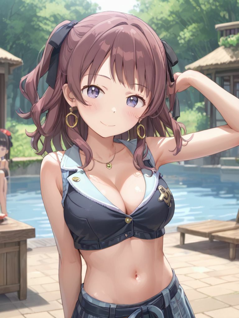 サンプル画像6:学園ア○ドルマスター Vol.2(川瀬と遊園地) [d_403209]