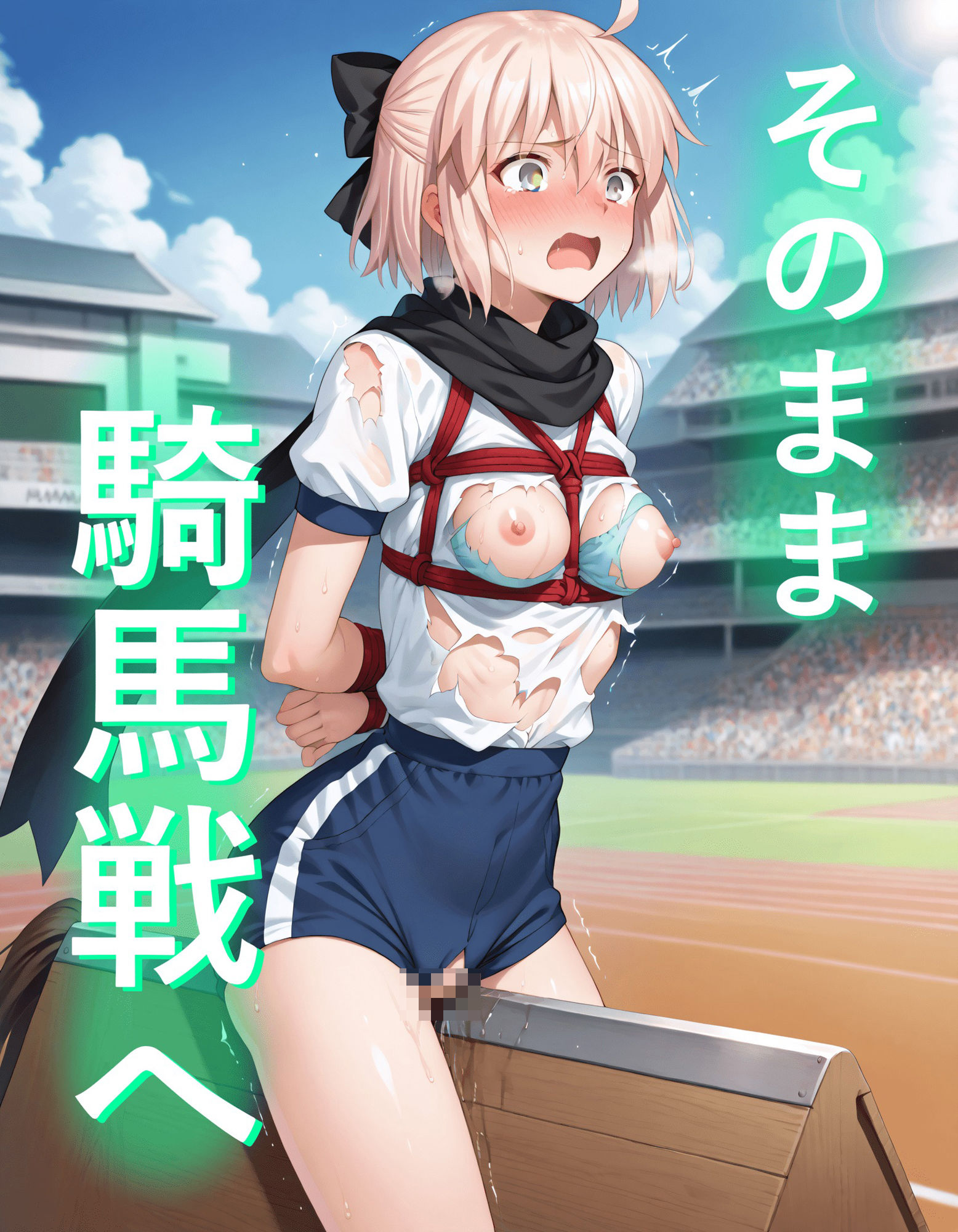 【沖田総司編】カルデア運動会 〜えっちな種目と触手エネミー〜のサンプル画像 6
