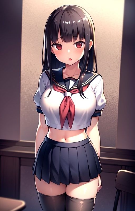 サンプル画像1:セーラー服JKにどぴゅっと中出し125連発(やらシコ) [d_403353]