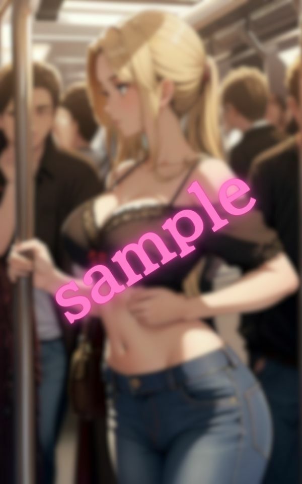 サンプル画像1:電車で隣に立っているお姉さんがエロすぎた・・・(ヌルヌルクラブ) [d_403354]