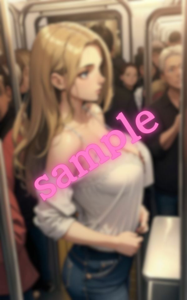 サンプル画像3:電車で隣に立っているお姉さんがエロすぎた・・・(ヌルヌルクラブ) [d_403354]