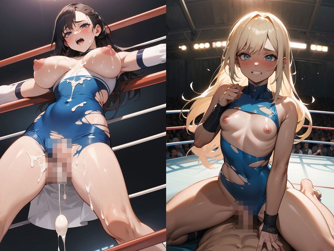 サンプル画像5:敗北した女レスラー(ココナッツパンチS) [d_403371]