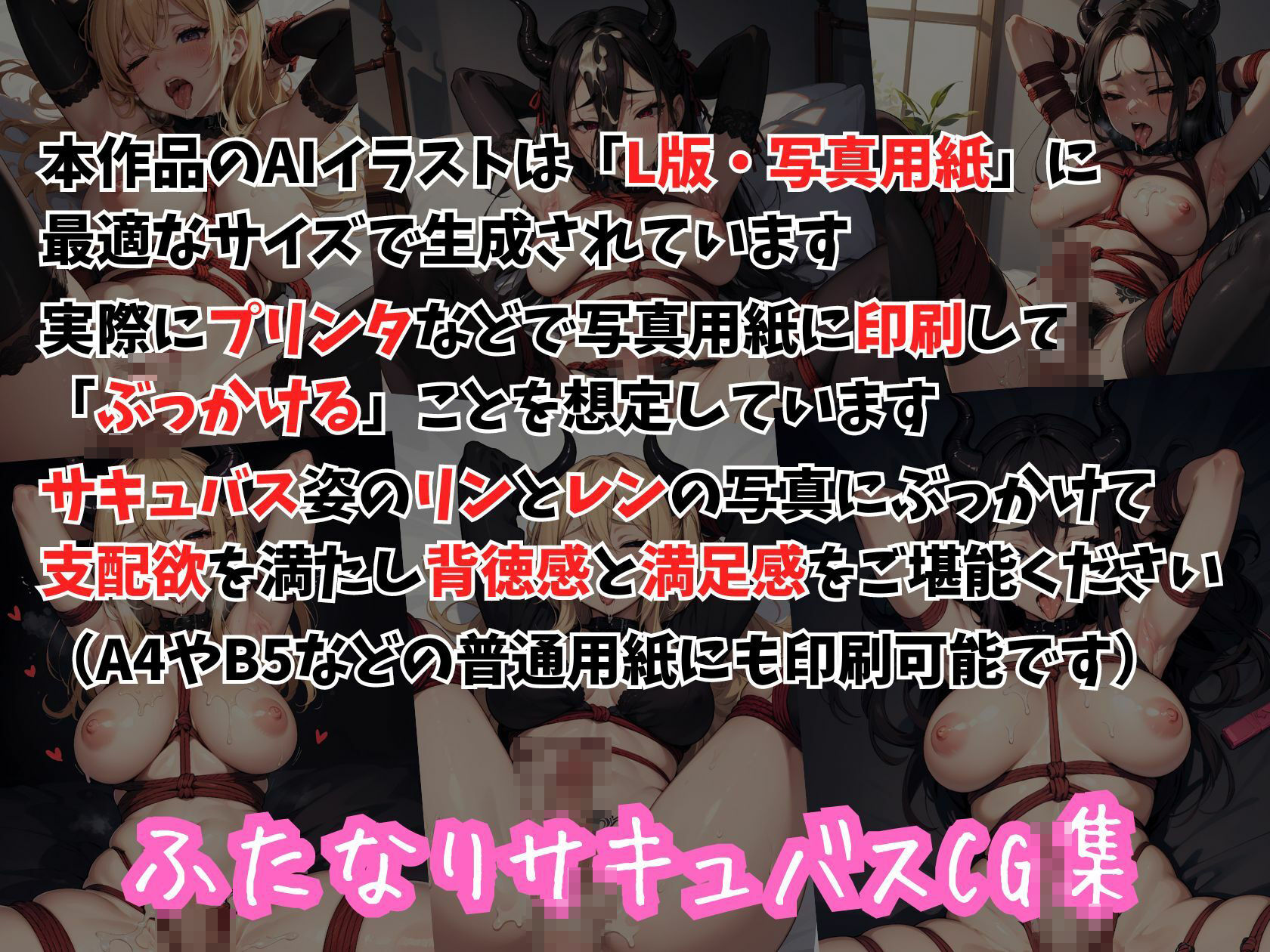 サンプル画像3:ハニートラップ サキュバスCG集 ＃4(はちみつ本舗) [d_403373]